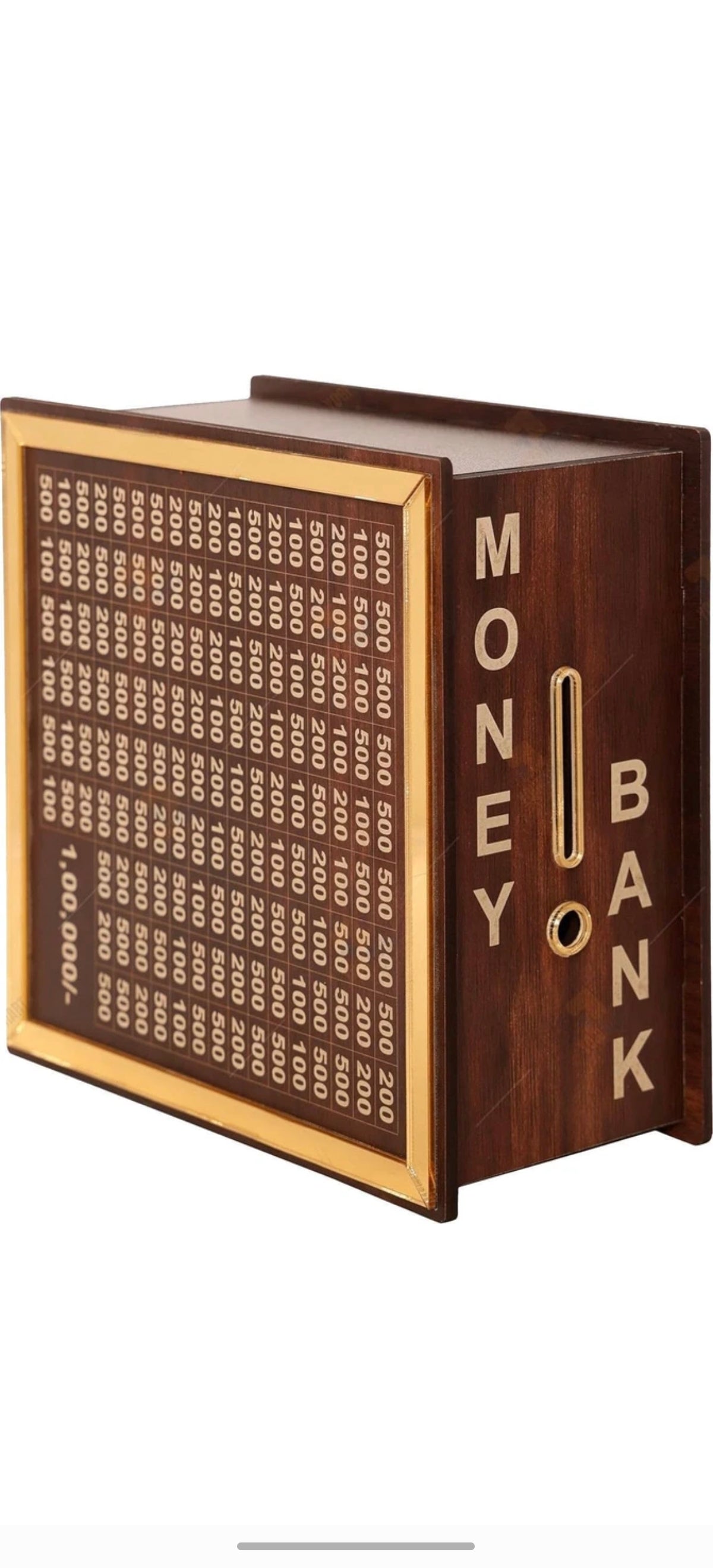 Luxury ₹1,00,000 Savings Challenge Frame