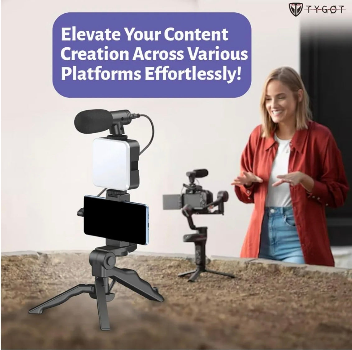Basics 6-in-1 Vlogging Kit for All Phones